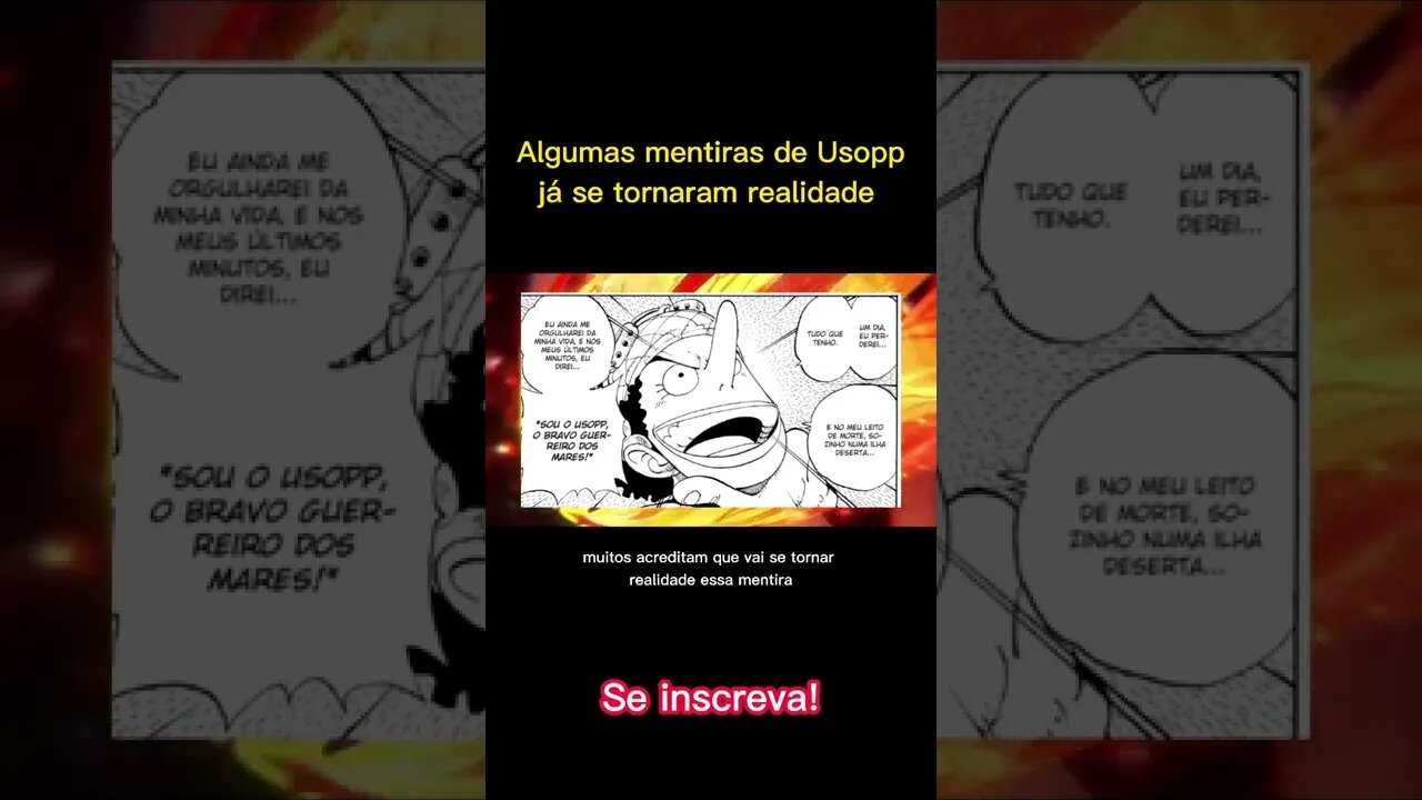 USOPP VAI MORRER SOZINHO? - #shorts