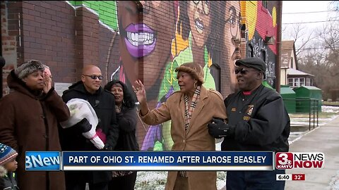Part of Ohio St. Renamed after Larose Beasley