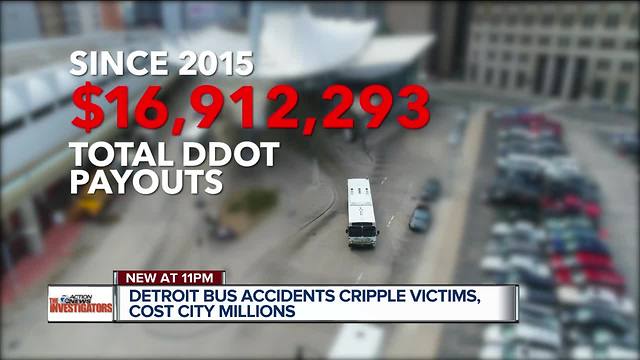 Detroit bus accidents cripple victims, cost city millions in payouts