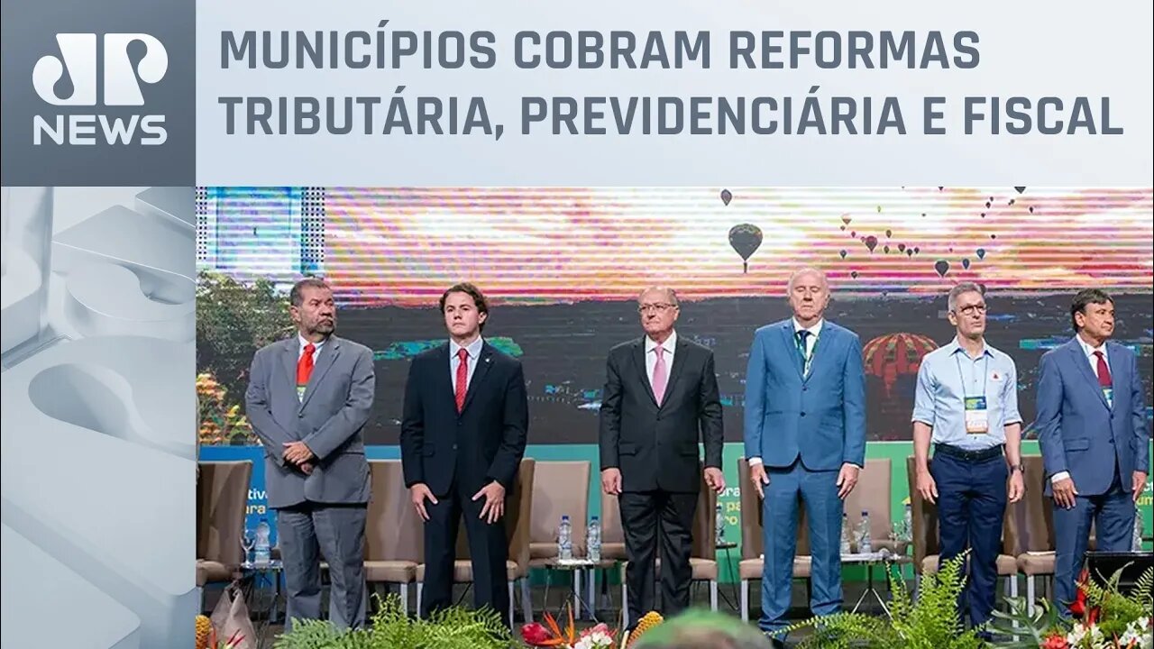 Alckmin e ministros participam de Marcha dos Prefeitos em Brasília