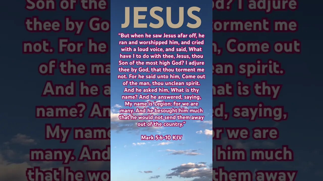 Follow Jesus🙏❤️Jesus demonstrates His authority #faith #god #jesus #repentance #believe #prayer