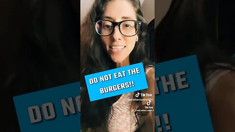 DO NOT EAT THE BURGERS