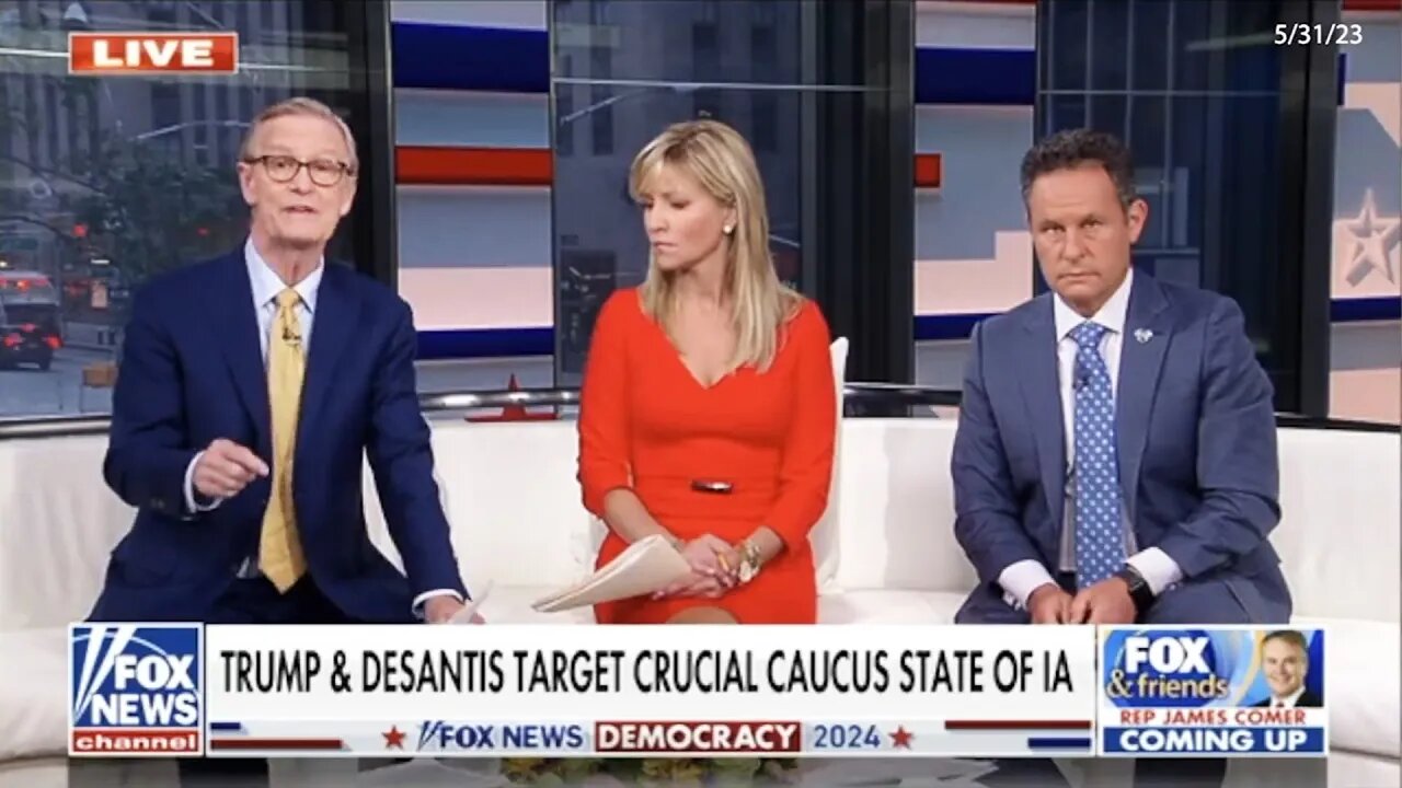 Fox Host quietly inserting facts, co-hosts don't notice