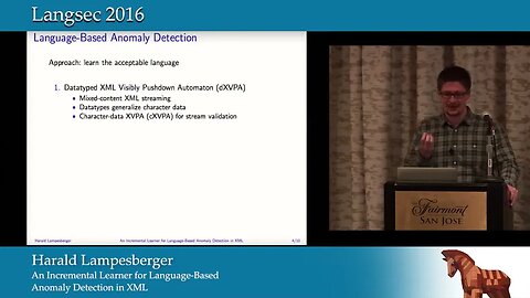 An Incremental Learner for Language Based Anomaly Detection in XML