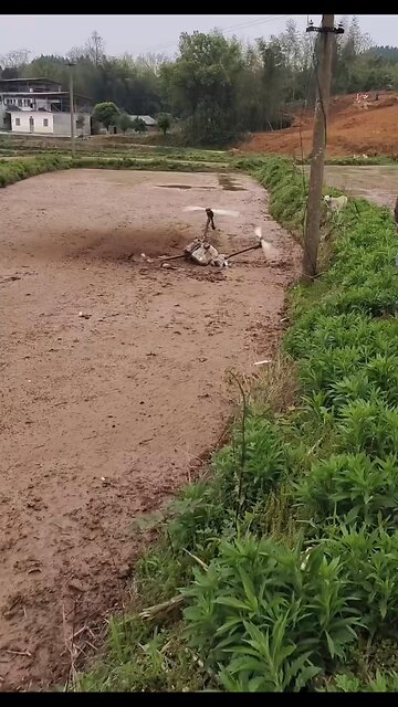 Drone gets stuck in quicksand