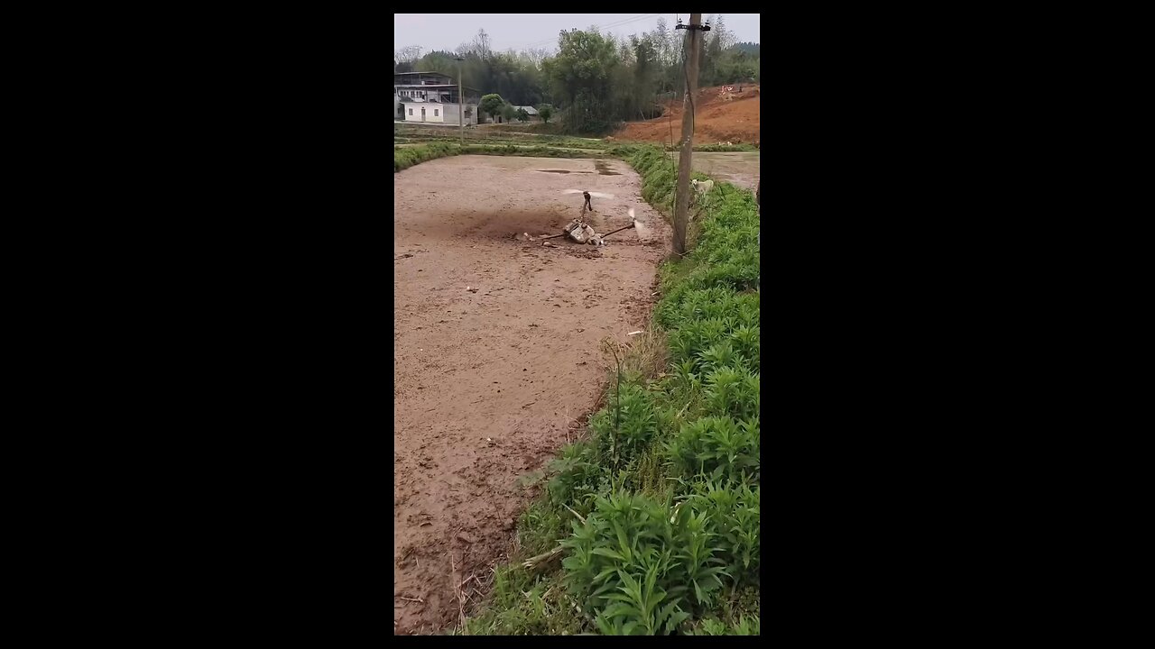 Drone gets stuck in quicksand