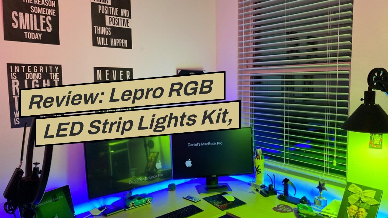 Review: Lepro RGB LED Strip Lights Kit, 16.4ft 12V Flexible LED Light Strip, 5050 SMD LED, Colo...