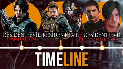 LINHA DO TEMPO É HISTORIA Completa Das Animações De Resident Evil Parte 2.