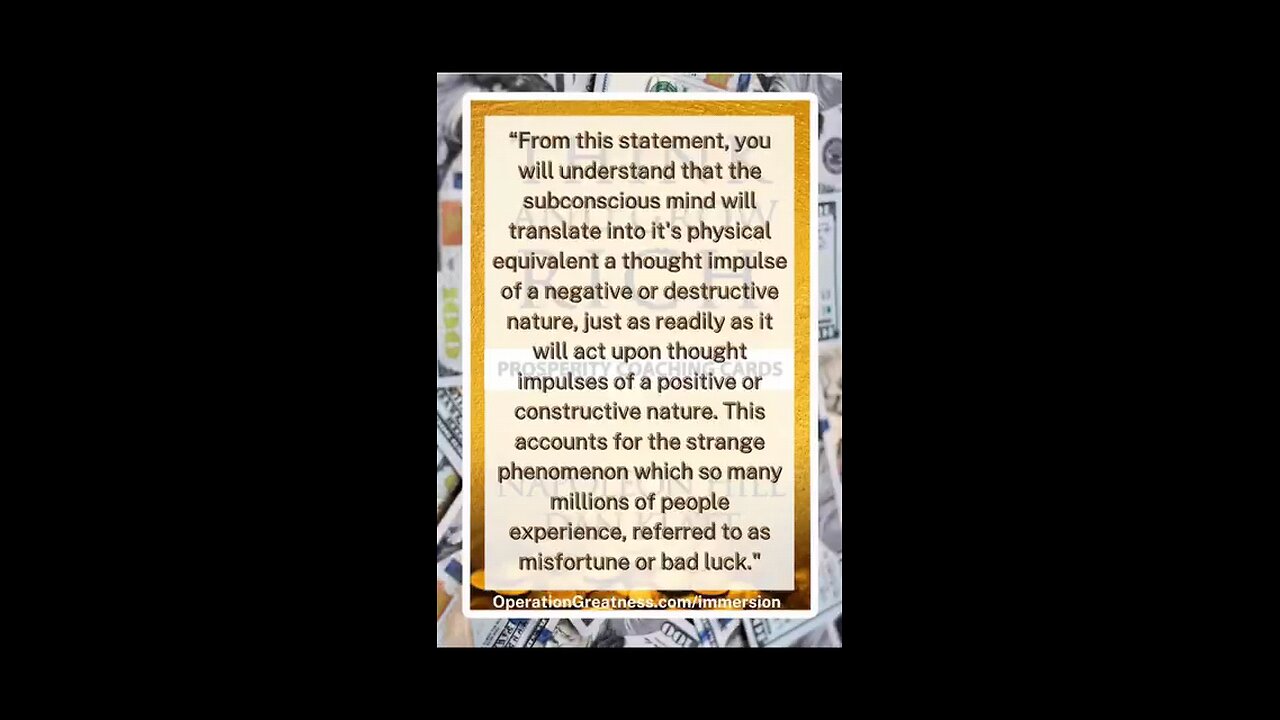 Today's OperationGreatness.com ProsperityCoaching
