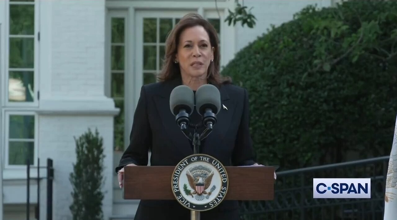 Kamala Uses Oct 7 Remarks To Criticize Israel's Right To Self Defense