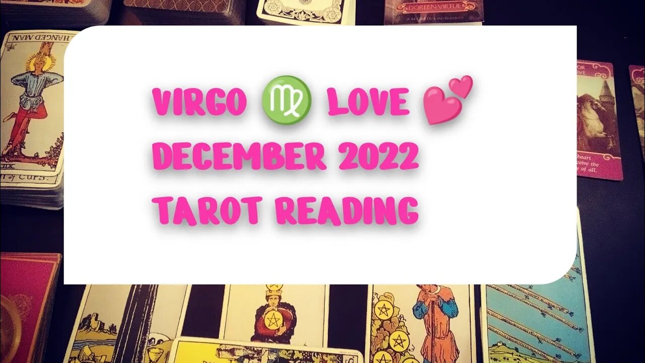 VIRGO ♍ LOVE 💕 YOU'RE MY OTHER HALF... TAROT DECEMBER 2022