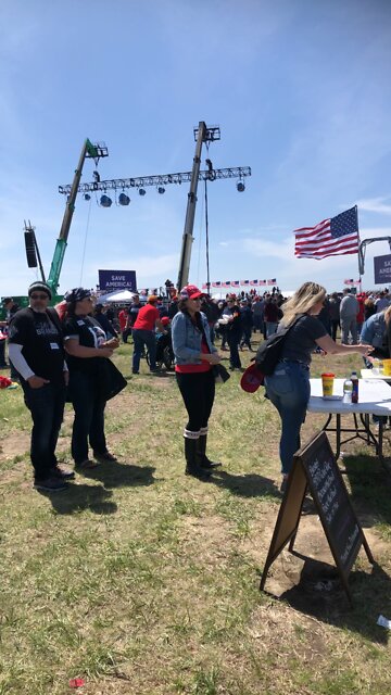 Pre-Trump Rally in Greenwood NE
