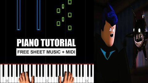 Conflict (Roblox Doors Animation) - (EASY) Piano Tutorial