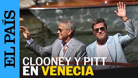 George Clooney y Brad Pitt desatan el entusiasmo de sus seguidores en Venecia | EL PAÍS