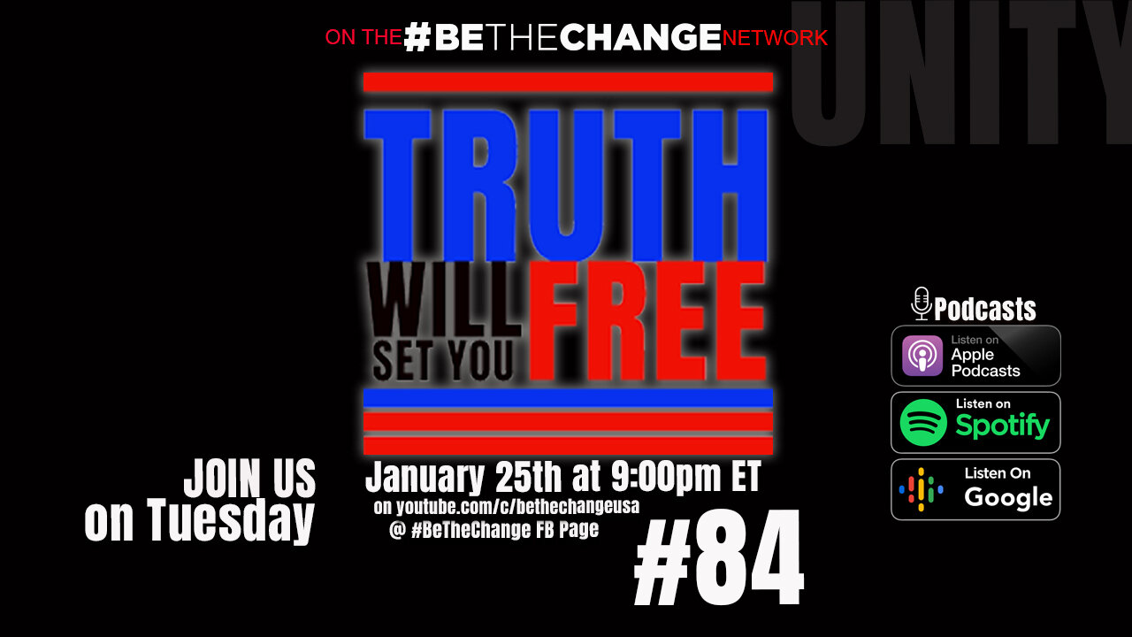 Truth Will Set You Free Episode #84 1.25.22