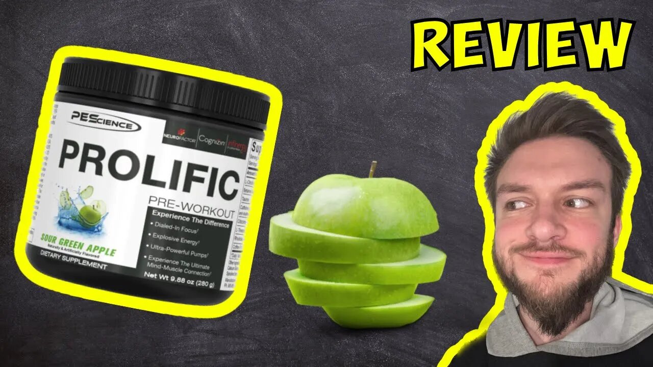 PEScience Prolific Pre Workout Green Apple Review