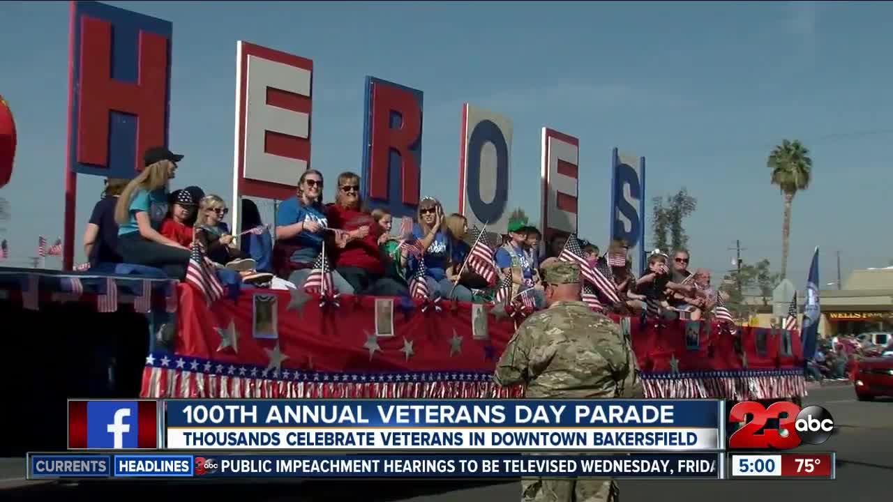 Celebrating those who served at the 100th annual Veterans Day parade