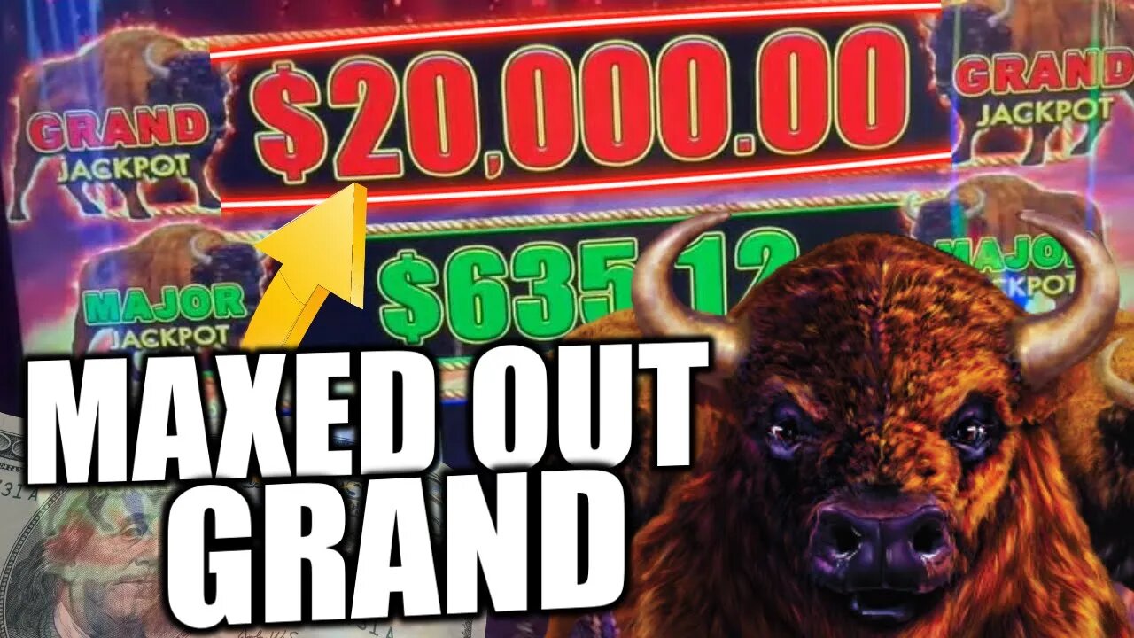 $20,000 GRAND & HITTING 2 JACKPOTS on IT! HUGE PROFIT WIN Playing Buffalo Link Slot Machine