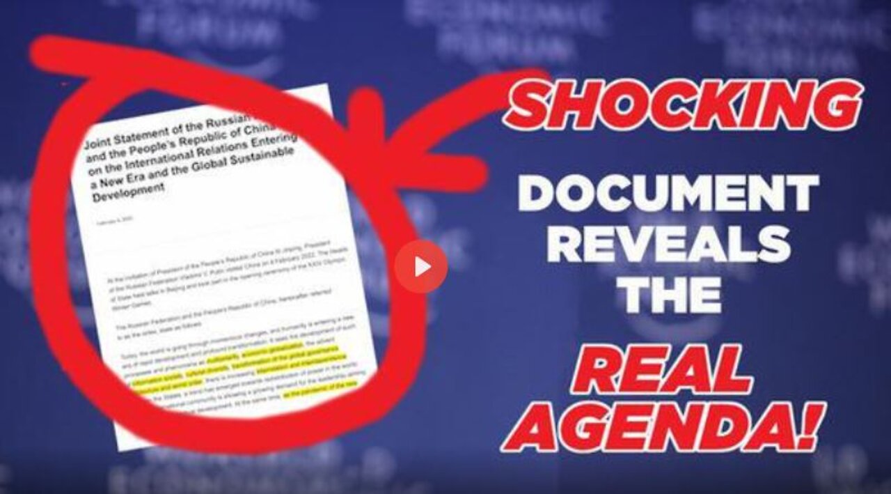 SHOCKING DOCUMENT REVEALS THE REAL AGENDA BY CORBETT REPORT