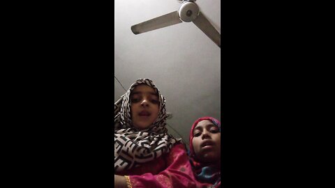 Surah kausar recitation/ My sister recite Surah kausar