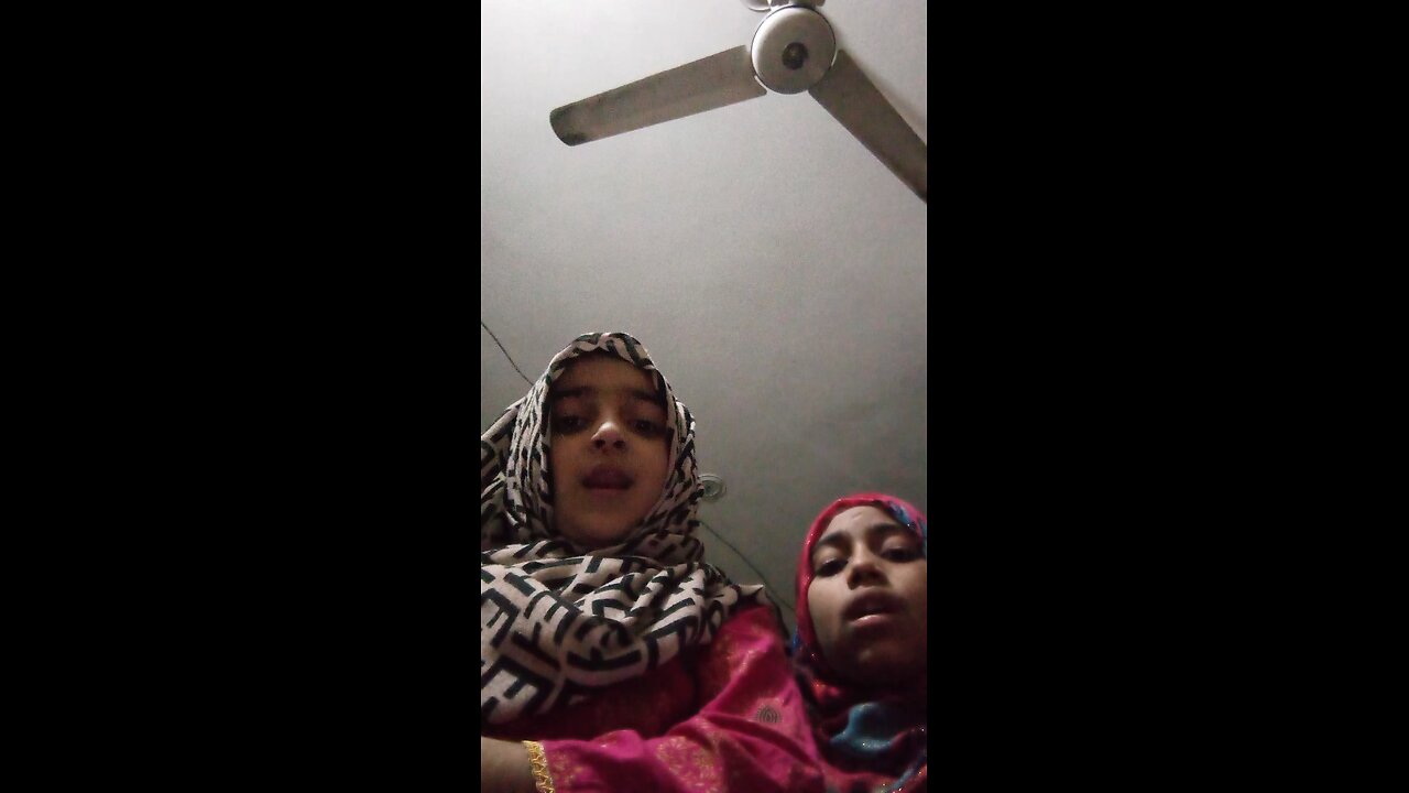 Surah kausar recitation/ My sister recite Surah kausar