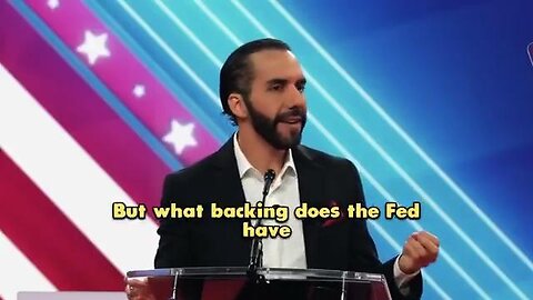 I will never forget when El Salvador President Nayib Buekele exposed America's taxation scam