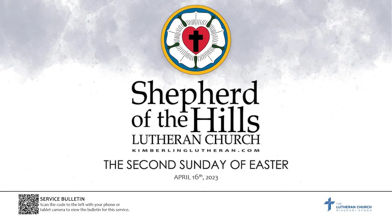 2023-04-16 - THE SECOND SUNDAY OF EASTER