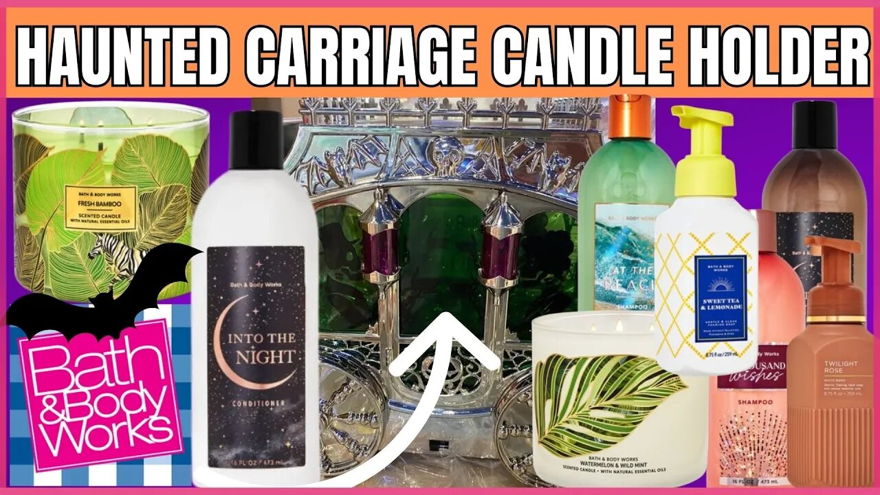 NEW HALLOWEN CANDLE HOLDER | Plus 75 % Off | New Shampoos | at Bath & Body Works #bathandbodyworks