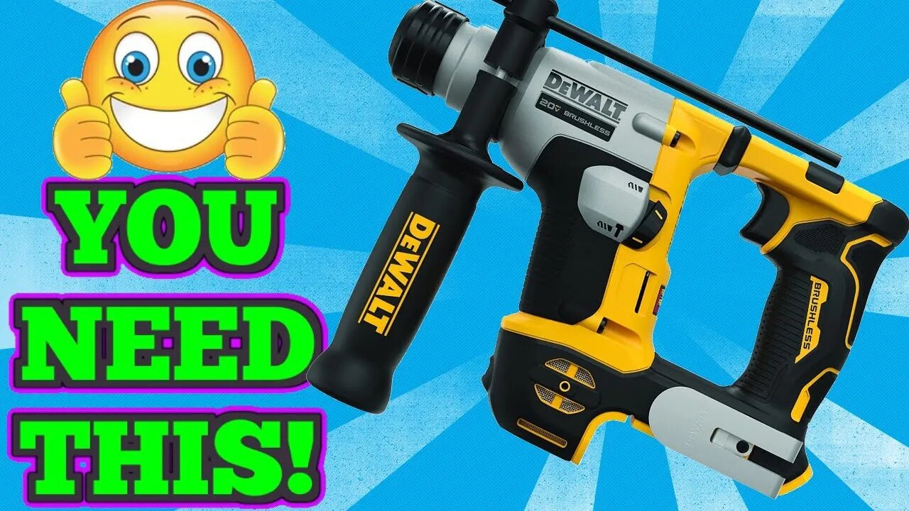 Drill Through Anything With This DeWALT SDS Plus Rotary Hammer