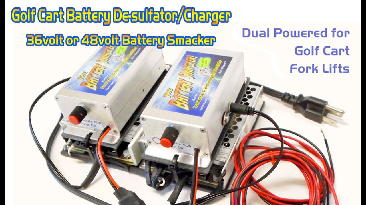 Golf Cart 36v or 48v Dual Battery Smacker