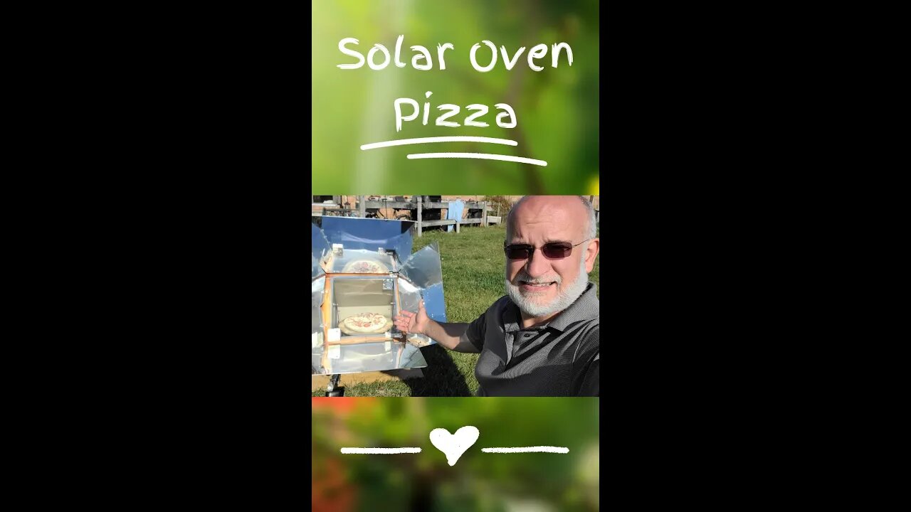 Can you cook a Pizza in a Solar Oven in Cold Weather #Shorts