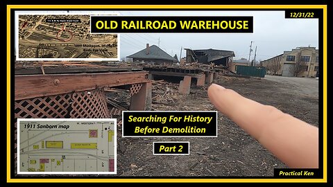 Old Railroad Warehouse - Metal Detecting - Part 2 - Searching For History