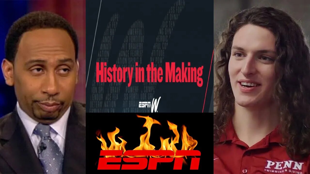 Get ready to VOMIT! WOKE ESPN celebrates Trans swimmer Lia Thomas during Women's History Month promo