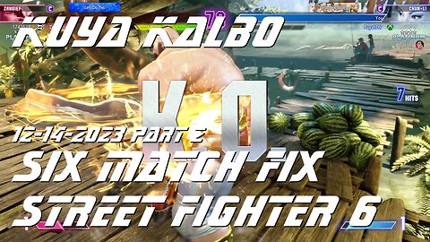 Kuya Kalbo Six Match Fix with Chun Li on Street Fighter 6 as Puyat 12-14-2023 Part 2.