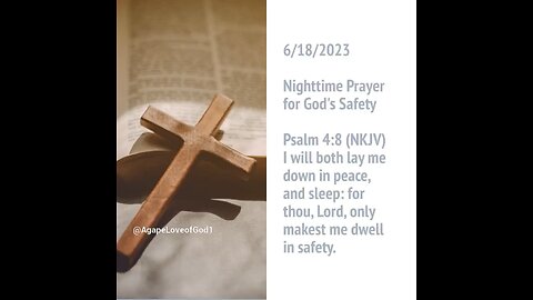 Nighttime Prayer for God's Safety #Shorts