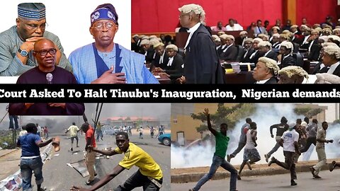 Court To Halt Tinubu's Inauguration, LP Supporters Don't Want Tinubu To Be Sworn In Reactions.