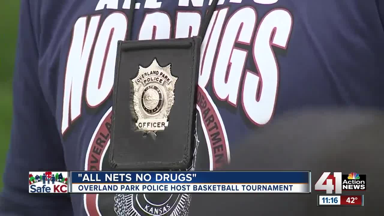 Overland Park police connect with kids through basketball