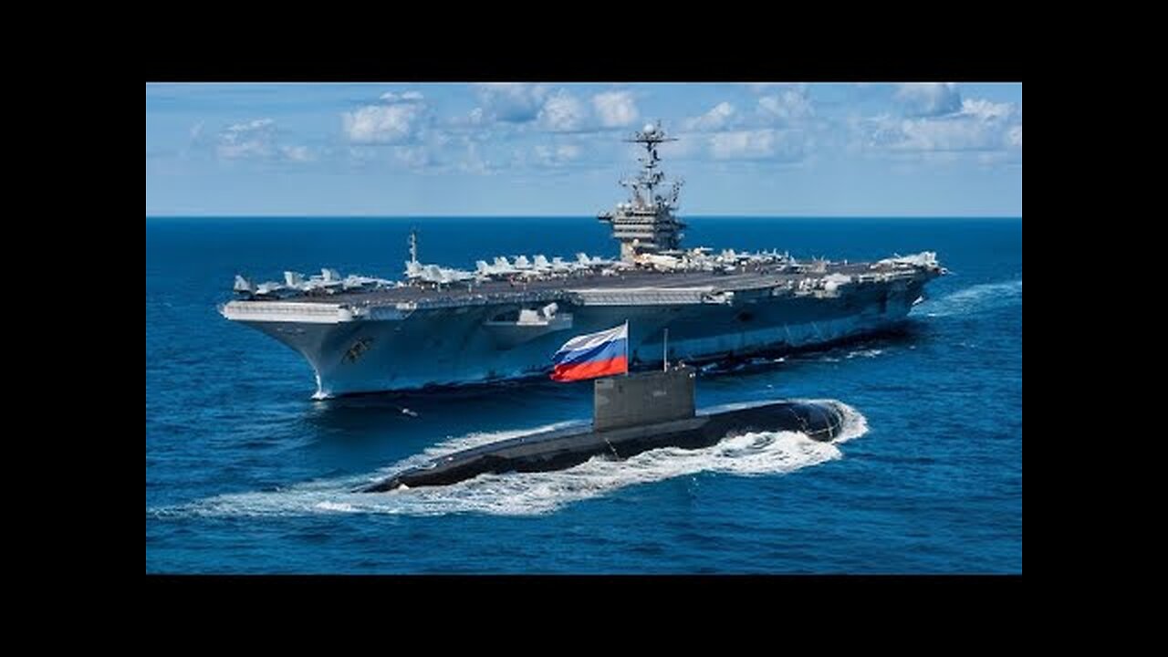 A Russian Submarine SURFACES NEXT TO a US Aircraft Carrier, Then THIS Happened..