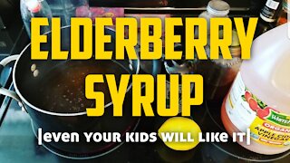 Easy Elderberry Syrup