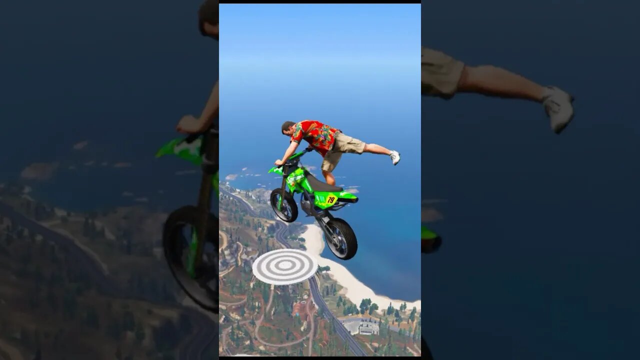 THE MOST INSANE STUNTS ON MOUNT CHILIAD - GTA 5! #shorts #gta5 #shortsfeed | TECHNO GAMERZ GTA 5