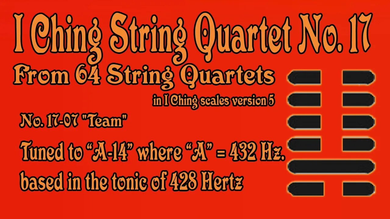 Richard #Burdick's #String #Quartet No. 17, Op. 308 No.17 - tuned to 428 Hz.