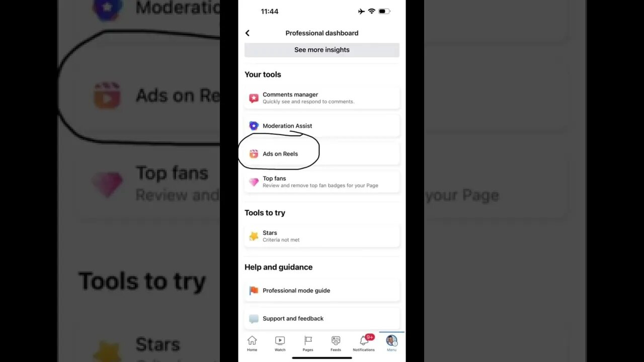 Facebook Professional Mode Monetization Process.