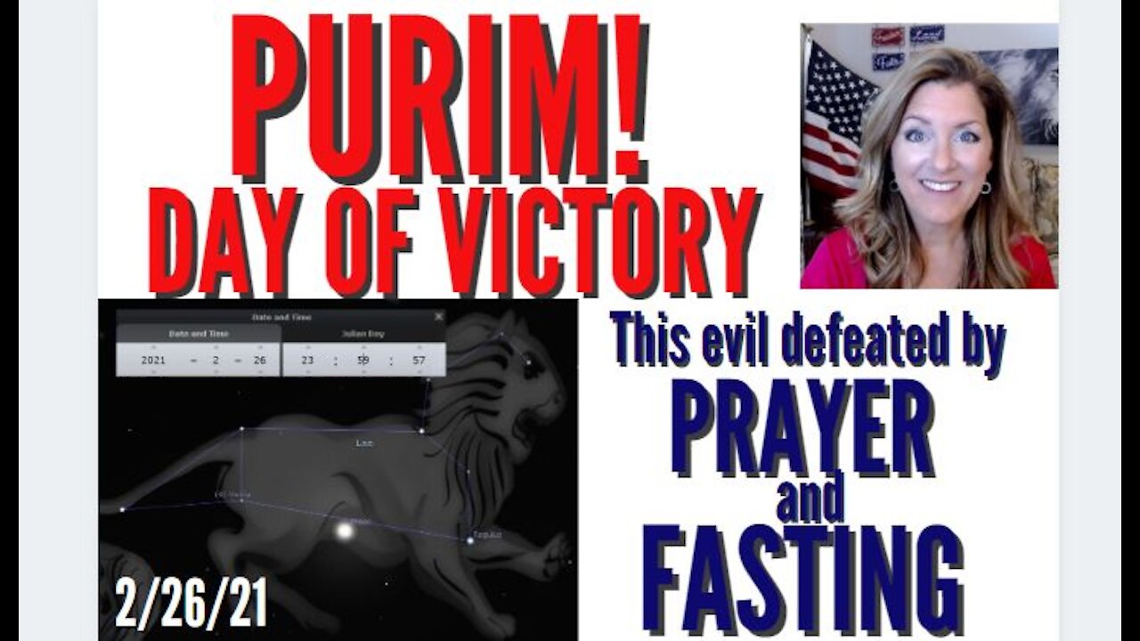 PURIM DAY OF VICTORY! THIS EVIL DEFEATED ONLY BY PRAYER AND FASTING 2-26-21