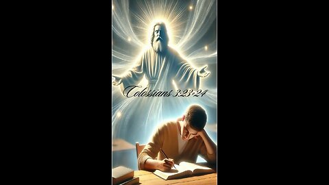 Colossians 3:23-24 - Whatever you do, work at it with all your heart, as working for the Lord...