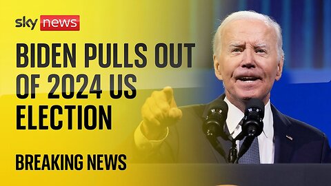 BREAKING- Joe Biden pulls out of 2024 US presidential race