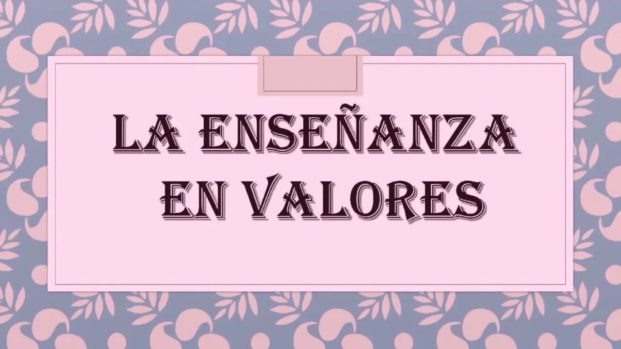 Taller: La magia de los valores en la educación
