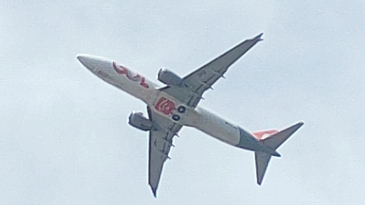Boeing 737 MAX 8 PS-GPE departing from Fortaleza to Guarulhos