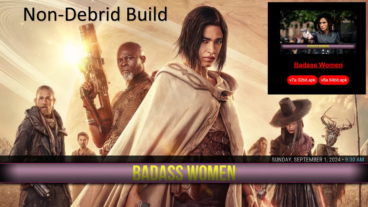 How to install Badass Women using its Kodi 21.1 Fork