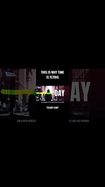 THIS IS WHY TIME IS FLYING!