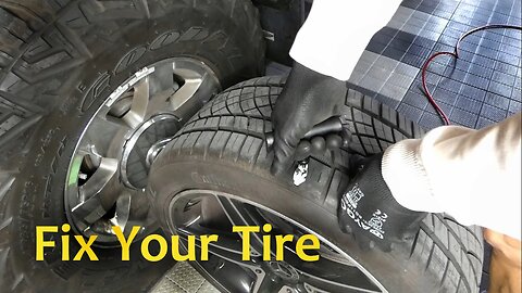 How to Repair Flat Tire Quick and Easy - Tire Plug